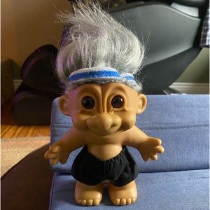 Vintage Russ Troll Doll - RARE - Sporty Elder / Athletic Senior